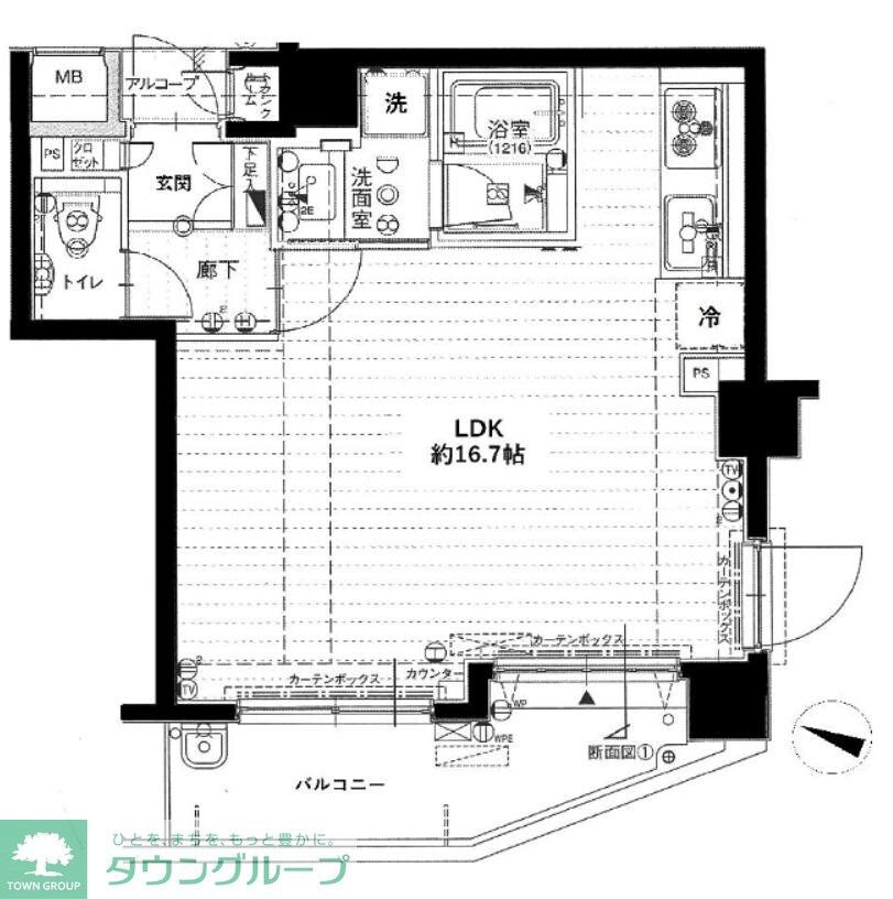 ロータリーパレス春日文京の物件間取画像