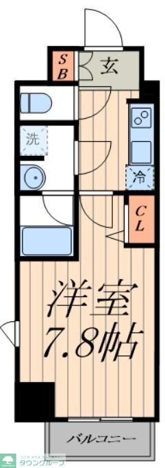 ALTERNA亀戸IIの物件間取画像