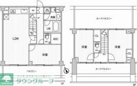 ROPPONGI DUPLEX M'sの物件間取画像