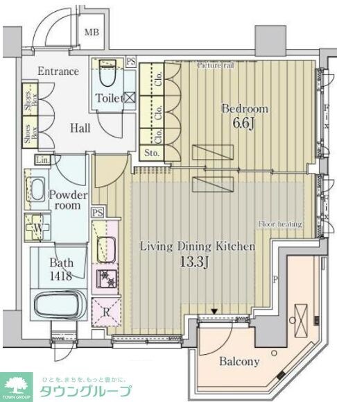 パークアクシスプレミア表参道の物件間取画像