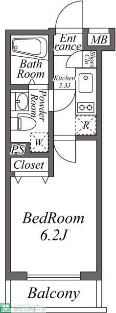 ユーレジデンス西大井の物件間取画像