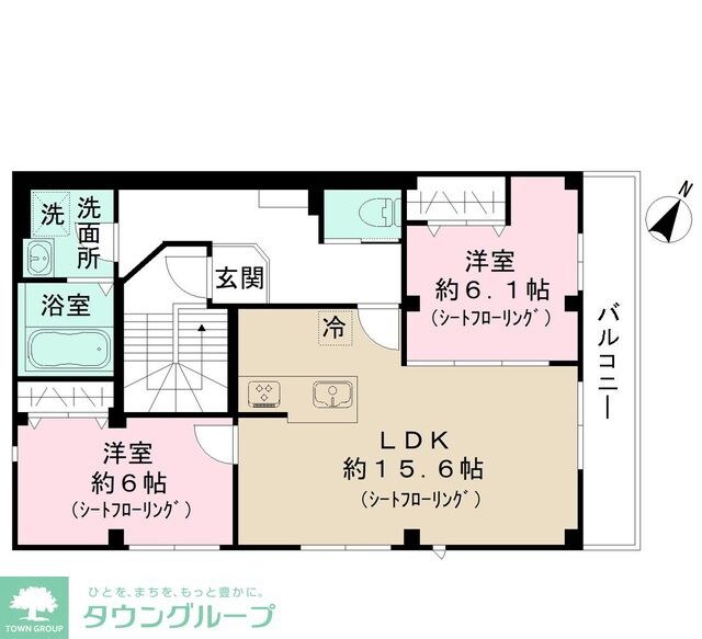 メゾン・ド・コールの物件間取画像