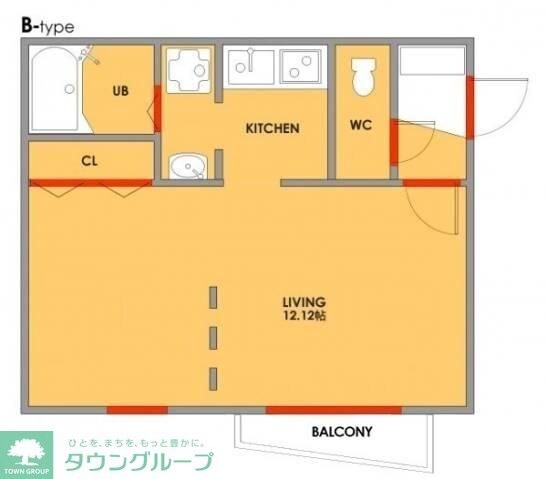 モデュロール赤坂の物件間取画像