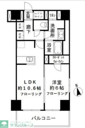 カメリアコート 新宿の物件間取画像