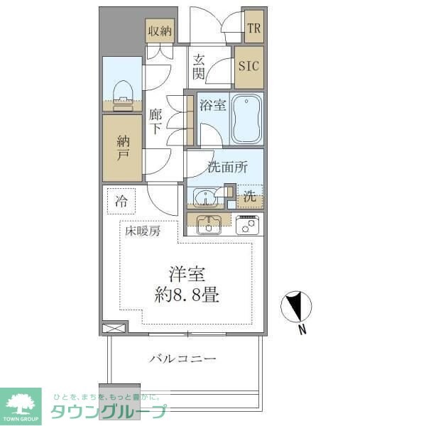 白金ザ・スカイの物件間取画像