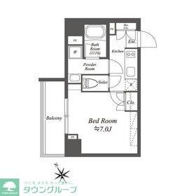 ブライズ白金台の物件間取画像
