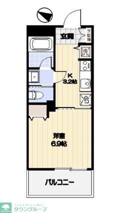 六本木グランドタワーレジデンスの物件間取画像