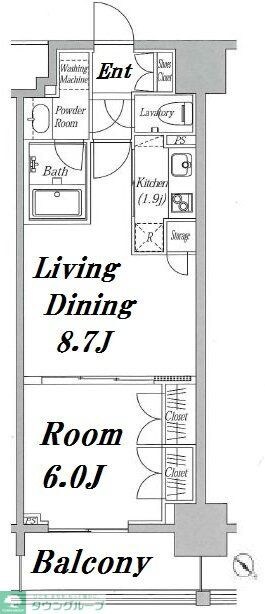 EPIC Higashi Nihonbashi Residenceの物件間取画像