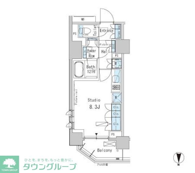 パークアクシス蒲田ステーションゲートの物件間取画像