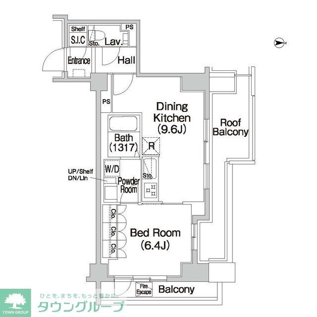 コンフォリア市谷薬王寺の物件間取画像