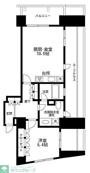 アーバンパーク麻布十番の物件間取画像