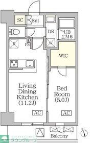 BRICK RESIDENCE 築地明石町の物件間取画像