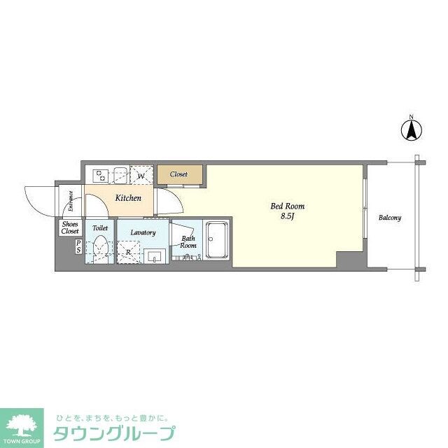 La Douceur蒲田の物件間取画像