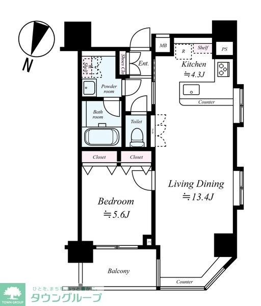 AXASXEBEC秋葉原の物件間取画像