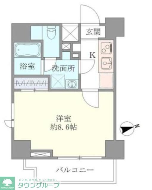 マインズ・コム白金の物件間取画像