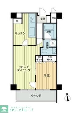 マンション白金台の物件間取画像