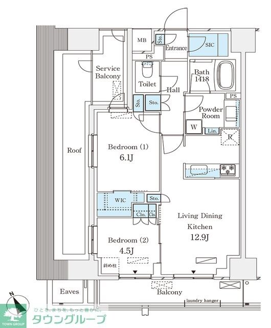 パークナードフィット南青山Gardenの物件間取画像