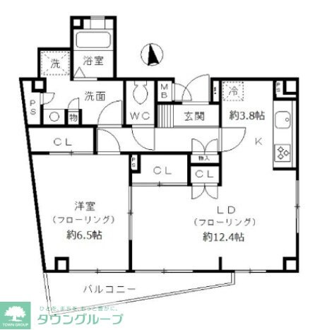 カサス広尾ビルの物件間取画像