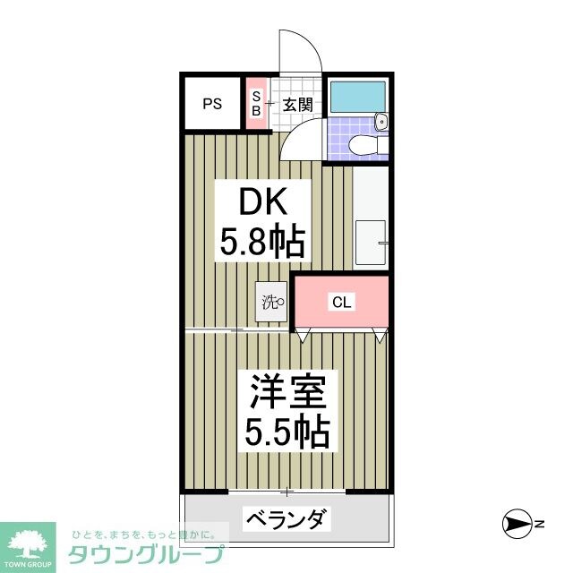 マリンシティダイヤモンドパレスの物件間取画像