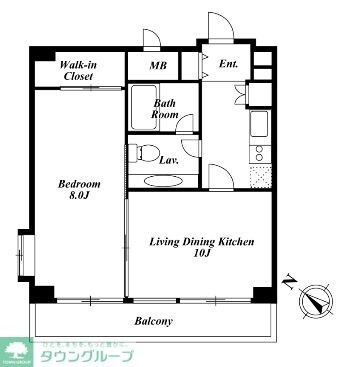 KDXレジデンス麻布イーストの物件間取画像