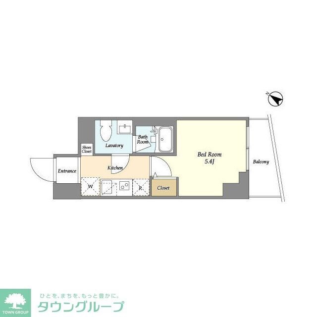 プライマル戸越銀座の物件間取画像