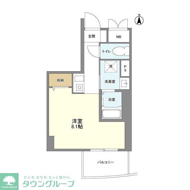 ミリアレジデンス御茶ノ水の物件間取画像