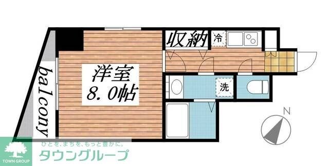 メゾン・ド・ヴィレ白金台の物件間取画像