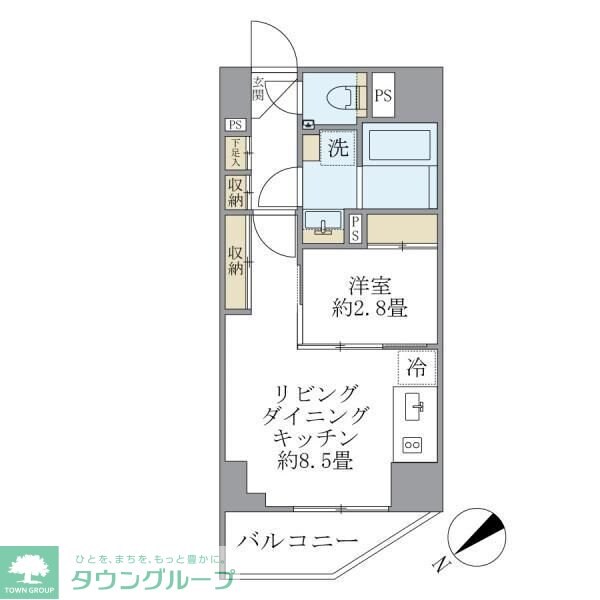 ルネサンス赤坂プレミアムコートの物件間取画像