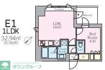 クレストコート旗の台の物件間取画像