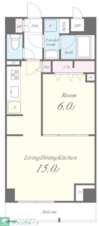 JPT RESIDENSEの物件間取画像