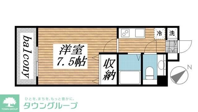 メゾン・ド・ヴィレ渋谷の物件間取画像