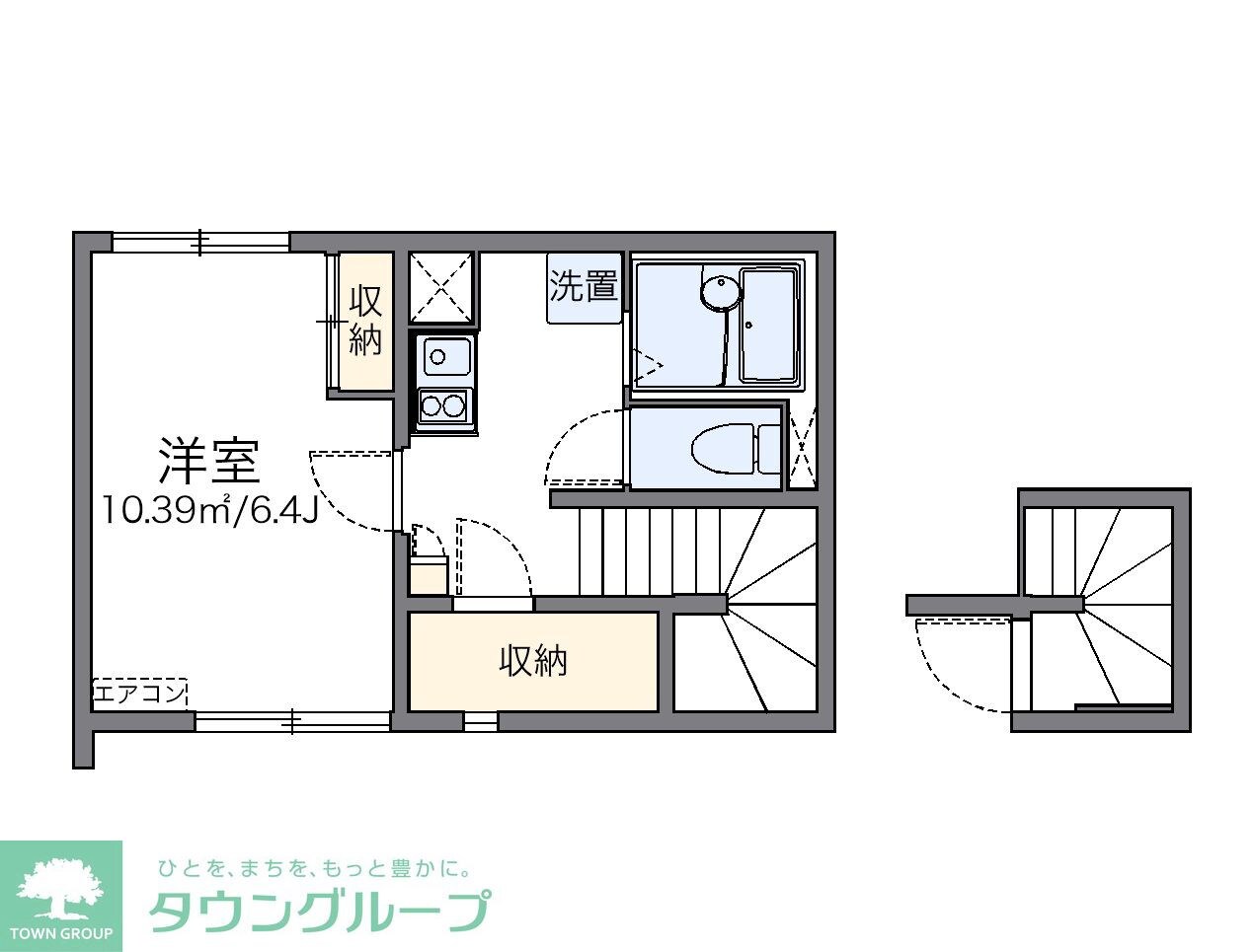 レオネクストSensuiIVの物件間取画像