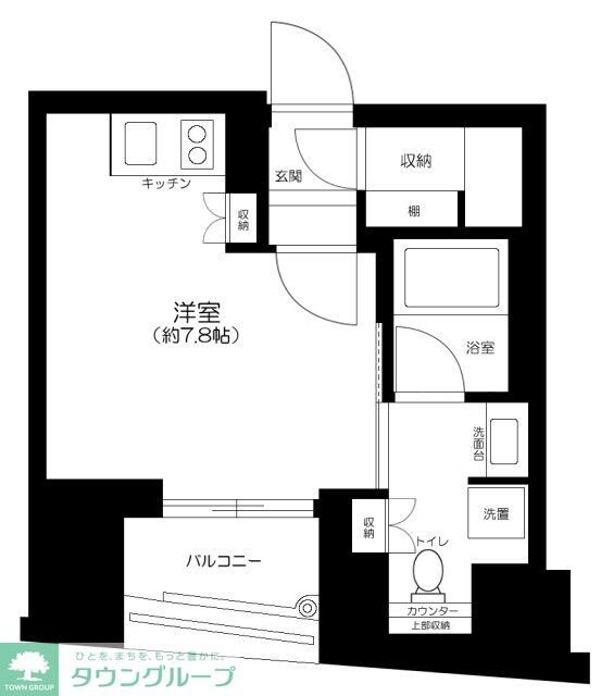 リビオレゾン千代田岩本町ルジェンテの物件間取画像