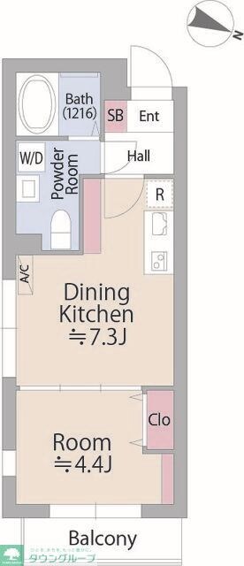 COMPOSITE目黒学芸大学THEPARKの物件間取画像