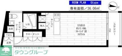 グランドコンシェルジュ都立大学の物件間取画像