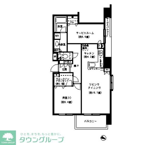 KDXレジデンス日本橋水天宮の物件間取画像