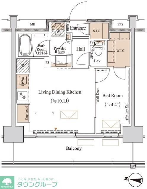 ブランシエスタ木場の物件間取画像