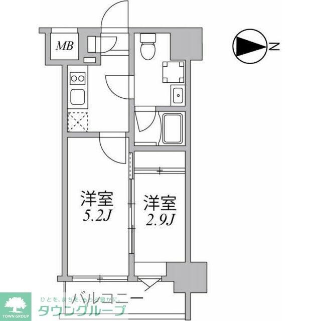 SYFORME住吉の物件間取画像