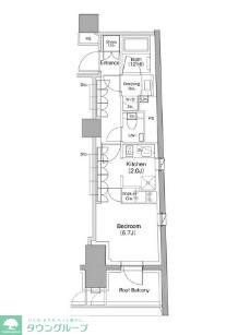 ザ・パークハビオ小石川の物件間取画像