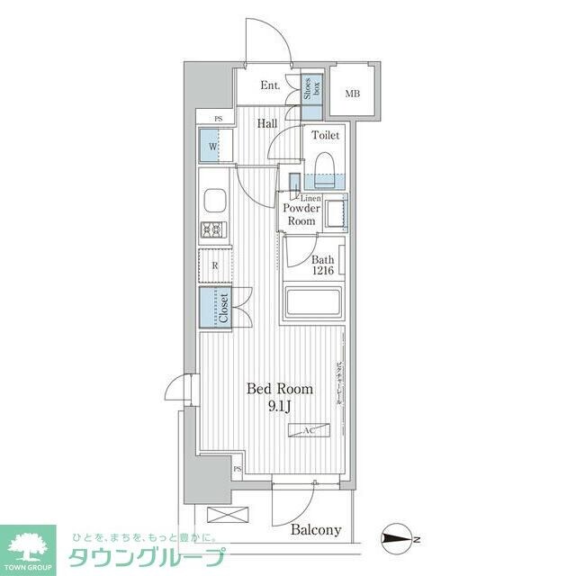 パークアクシス東陽町レジデンスの物件間取画像