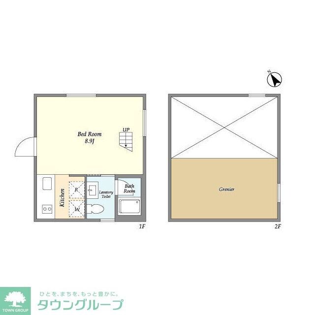 神宮前マンションの物件間取画像