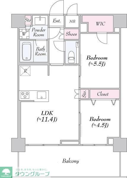 URBANLINK護国寺の物件間取画像