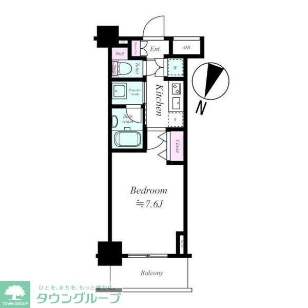 AXASXEBEC秋葉原の物件間取画像