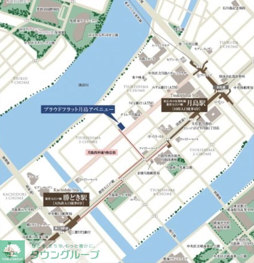 プラウドフラット月島アベニューの物件内観写真