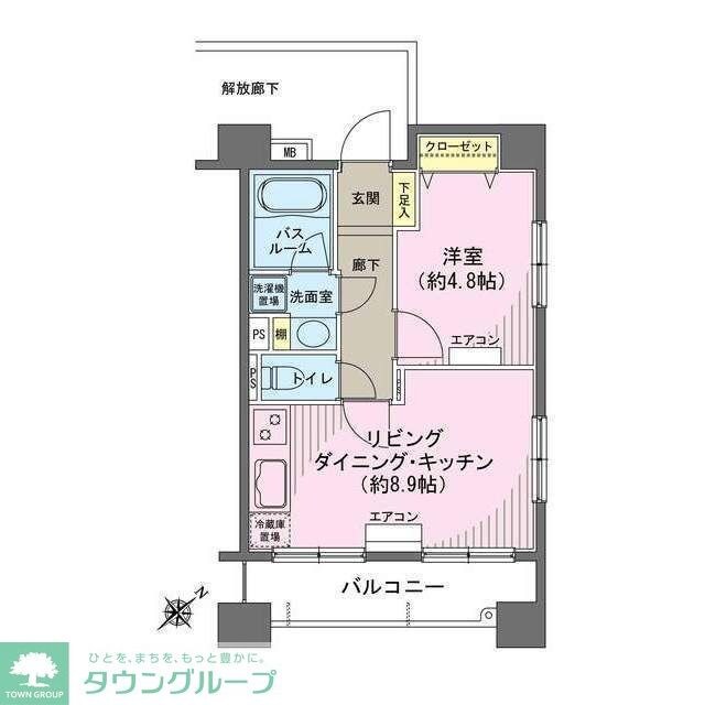 ヒルレジデンス大崎の物件間取画像