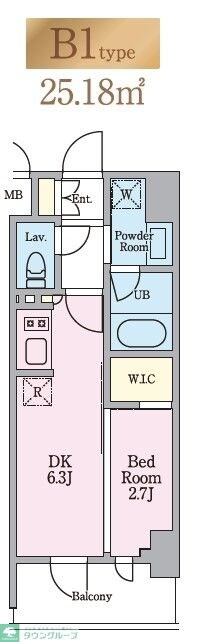 リビオメゾン木場の物件間取画像