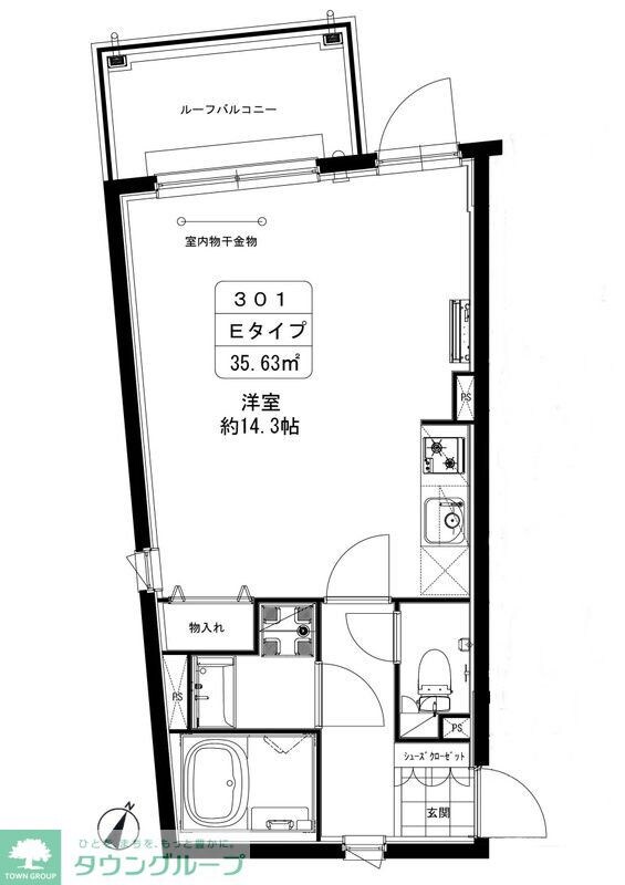 カーサブリランテ本駒込の物件間取画像
