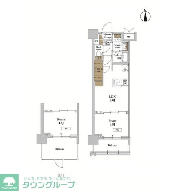 RJRプレシア蒲田の物件間取画像