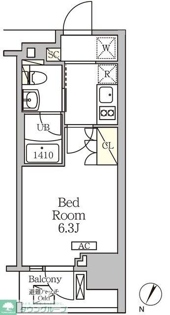 ジオエント白金台の物件間取画像