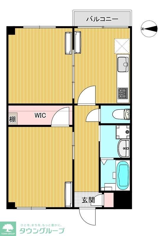 高浜レジデンスの物件間取画像